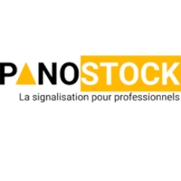 Logo Panostock jaune et noir